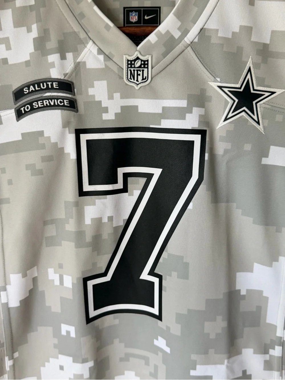 Nike Kids Dallas Cowboys Stefon Diggs Salute to Service Camo Jersey